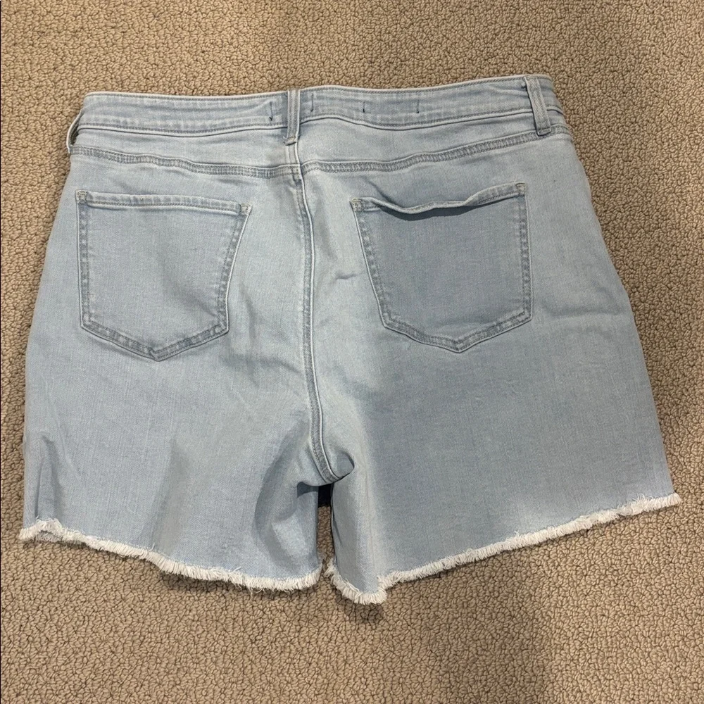 NYDJ Womens Zoey Distressed Jean Short 14 - Picture 5 of 6